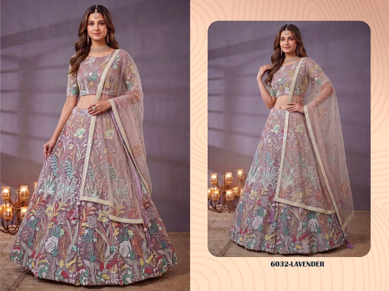 Zeel Vol 38 Soft Net Sequins Embroidery Work Designer Lehenga